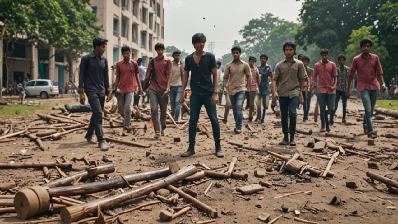 बांग्लादेश में विश्वविद्यालयों में नौकरी आरक्षण प्रणाली को लेकर झड़पें और हिंसा